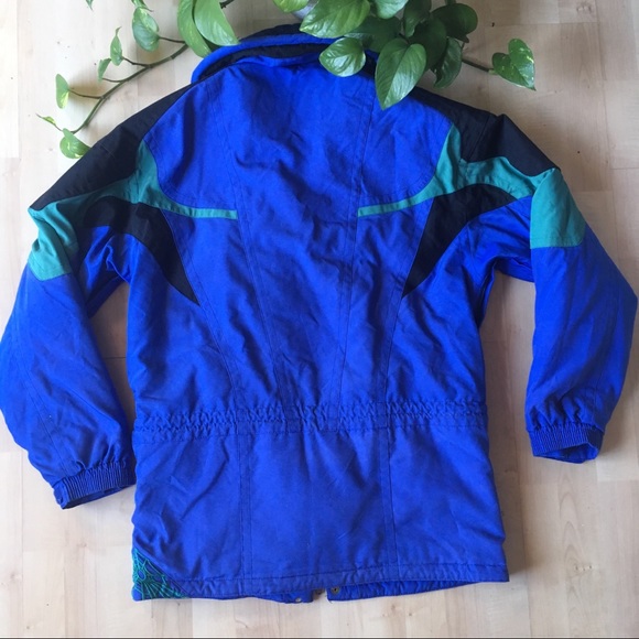 VINTAGE SPYDER Ski Winter Jacket Coat Blue L/XL - Picture 5 of 8